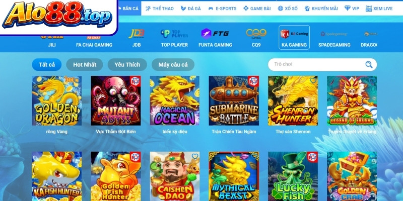 Hệ thống game phong phú